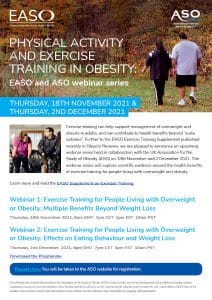 Physical Activity Webinar Flyer