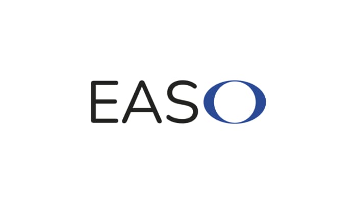EASO logo with black letters 